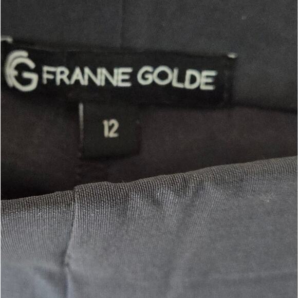 Franne Golde Original Magic Pant Straight Leg Grey Size 12 - Picture 2 of 3